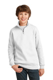 JERZEES® Youth NuBlend® 1/4-Zip Cadet Collar Sweatshirt. 995Y