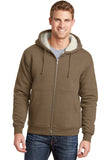 CornerStone® Heavyweight Sherpa-Lined Hooded Fleece Jacket. CS625