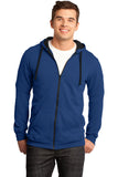 District® - Young Mens The Concert Fleece® Full-Zip Hoodie. DT800