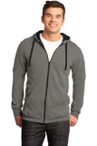 District® - Young Mens The Concert Fleece® Full-Zip Hoodie. DT800