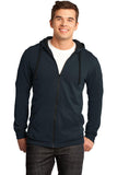 District® - Young Mens The Concert Fleece® Full-Zip Hoodie. DT800