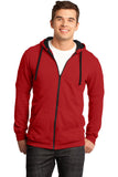 District® - Young Mens The Concert Fleece® Full-Zip Hoodie. DT800