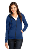 District® - Juniors The Concert Fleece® Full-Zip Hoodie. DT801