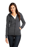 District® - Juniors The Concert Fleece® Full-Zip Hoodie. DT801