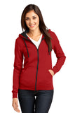 District® - Juniors The Concert Fleece® Full-Zip Hoodie. DT801