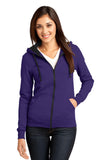 District® - Juniors The Concert Fleece® Full-Zip Hoodie. DT801