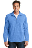 Port Authority® Heather Microfleece 1/2-Zip Pullover. F234