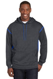 Sport-Tek® Tall Tech Fleece Colorblock  Hooded Sweatshirt. TST246