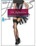 Hanes Silk Reflections Lace Top Thigh Highs
