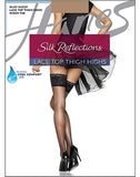 Hanes Silk Reflections Lace Top Thigh Highs