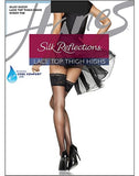 Hanes Silk Reflections Lace Top Thigh Highs