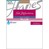 Hanes Silk Reflections Plus Sheer Control Top Enhanced Toe Pantyhose