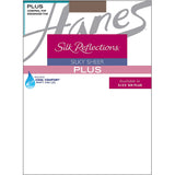 Hanes Silk Reflections Plus Sheer Control Top Enhanced Toe Pantyhose