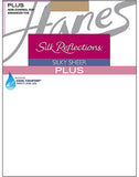 Hanes Silk Reflections Plus Enhanced Toe Sheer Pantyhose