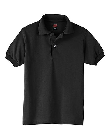 Hanes Kids' Cotton-Blend EcoSmart® Jersey Polo