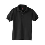 Hanes Kids' Cotton-Blend EcoSmart® Jersey Polo