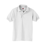 Hanes Kids' Cotton-Blend EcoSmart® Jersey Polo