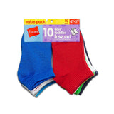 Hanes Boys' Toddler Low Cut 10-Pack