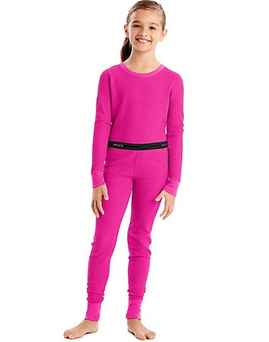 Hanes X-Temp™ Girls' Organic Cotton Thermal Set