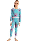 Hanes X-Temp™ Girls' Organic Cotton Printed Thermal Set