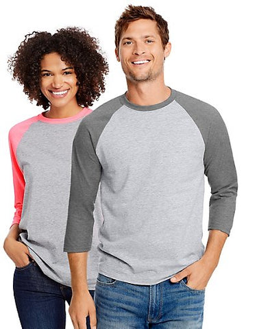 Hanes Unisex X-Temp Performance Baseball Tee