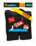 Hanes EZ-Sort® Boys' Crew Socks 11-Pack (Includes 1 Free Bonus Pair)