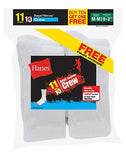 Hanes EZ-Sort® Boys' Crew Socks 11-Pack (Includes 1 Free Bonus Pair)