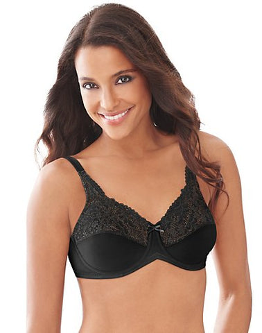 Lilyette® by Bali® Tailored Minimizer® Bra With Lace Trim