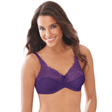 Lilyette® by Bali® Tailored Minimizer® Bra With Lace Trim