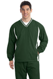 Sport-Tek® Tall Tipped V-Neck Raglan Wind Shirt. TJST62