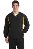 Sport-Tek® Tall Tipped V-Neck Raglan Wind Shirt. TJST62
