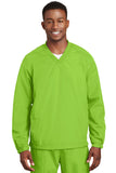 Sport-Tek® V-Neck Raglan Wind Shirt. JST72