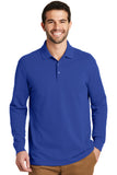 Port Authority® EZCotton™ Long Sleeve Polo. K8000LS