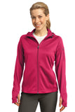 Sport-Tek® Ladies Tech Fleece Full-Zip Hooded Jacket. L248