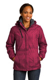Port Authority® Ladies Brushstroke Print Insulated Jacket. L320