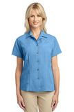 Port Authority® Ladies Patterned Easy Care Camp Shirt. L536