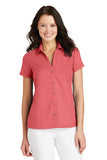 Port Authority® Ladies Textured Camp Shirt. L662