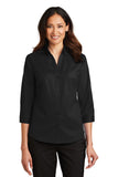 Port Authority® Ladies 3/4-Sleeve SuperPro™ Twill Shirt. L665