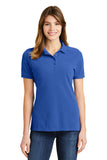 Port & Company® Ladies Ring Spun Pique Polo. LKP1500