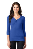 Port Authority® Ladies Concept Stretch 3/4-Sleeve Scoop Henley. LM1007