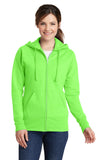 Port & Company® Ladies Core Fleece Full-Zip Hooded Sweatshirt. LPC78ZH