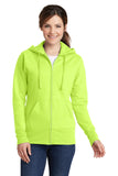 Port & Company® Ladies Core Fleece Full-Zip Hooded Sweatshirt. LPC78ZH