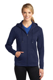 Sport-Tek® Ladies Sport-Wick® Fleece Full-Zip Hooded Jacket. LST238