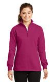 Sport-Tek® Ladies 1/4-Zip Sweatshirt. LST253