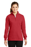 Sport-Tek® Ladies 1/4-Zip Sweatshirt. LST253