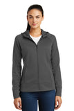 Sport-Tek® Ladies Rival Tech Fleece Full-Zip Hooded Jacket. LST295