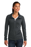 Sport-Tek® Ladies Sport-Wick® Stretch Full-Zip Jacket. LST852