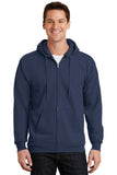 Port & Company® -  Essential Fleece Full-Zip Hooded Sweatshirt.  PC90ZH