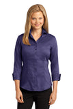 Red House® Ladies 3/4-Sleeve Nailhead Non-Iron Shirt. RH69