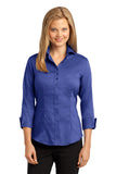 Red House® Ladies 3/4-Sleeve Nailhead Non-Iron Shirt. RH69